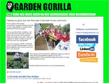 Tablet Screenshot of gardengorilla.co.uk